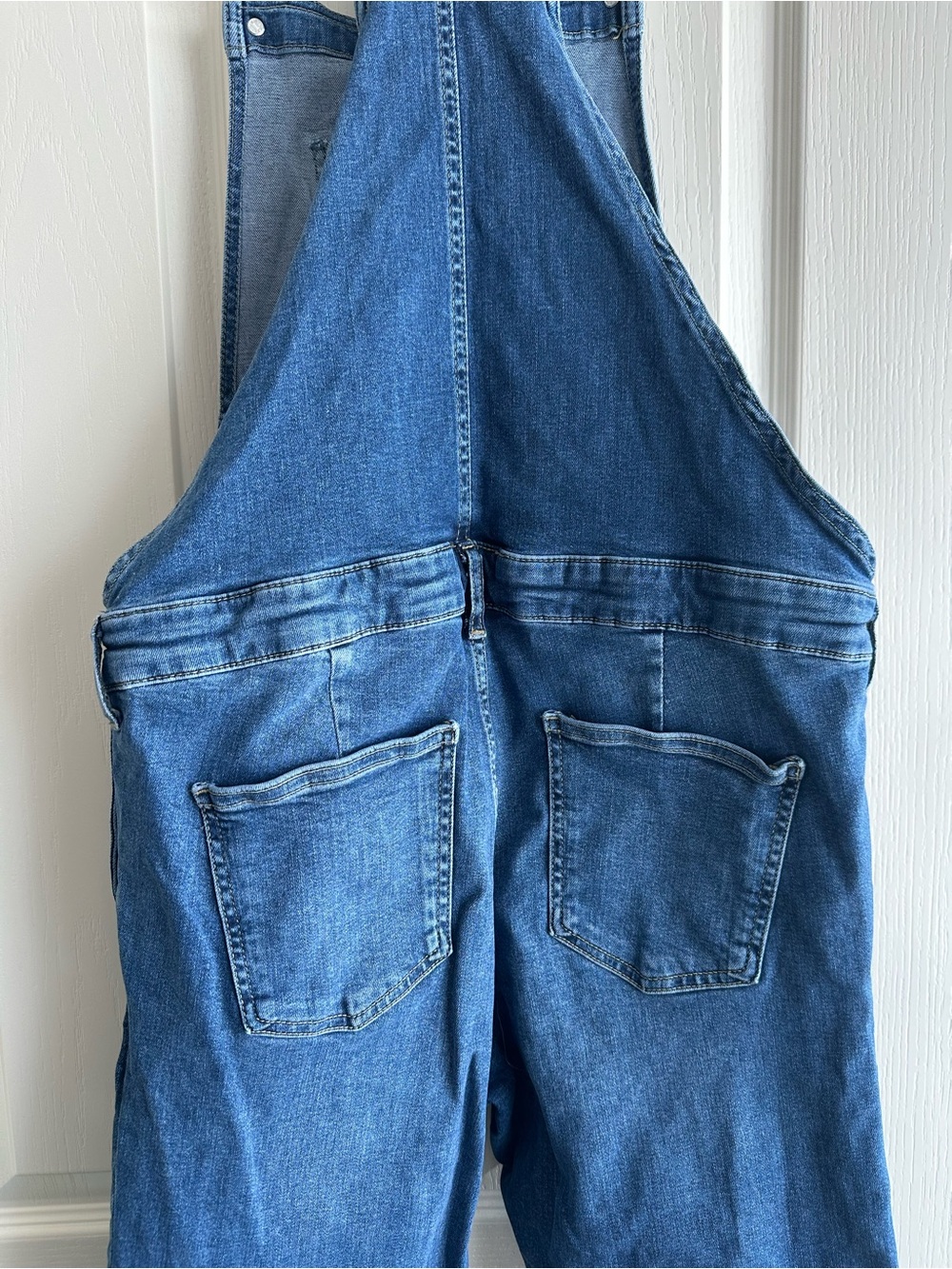 GAP Maternity Classic Blue Denim Overalls - Picture 5 of 8